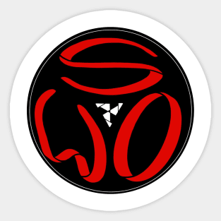 SWO Circle Red Sticker